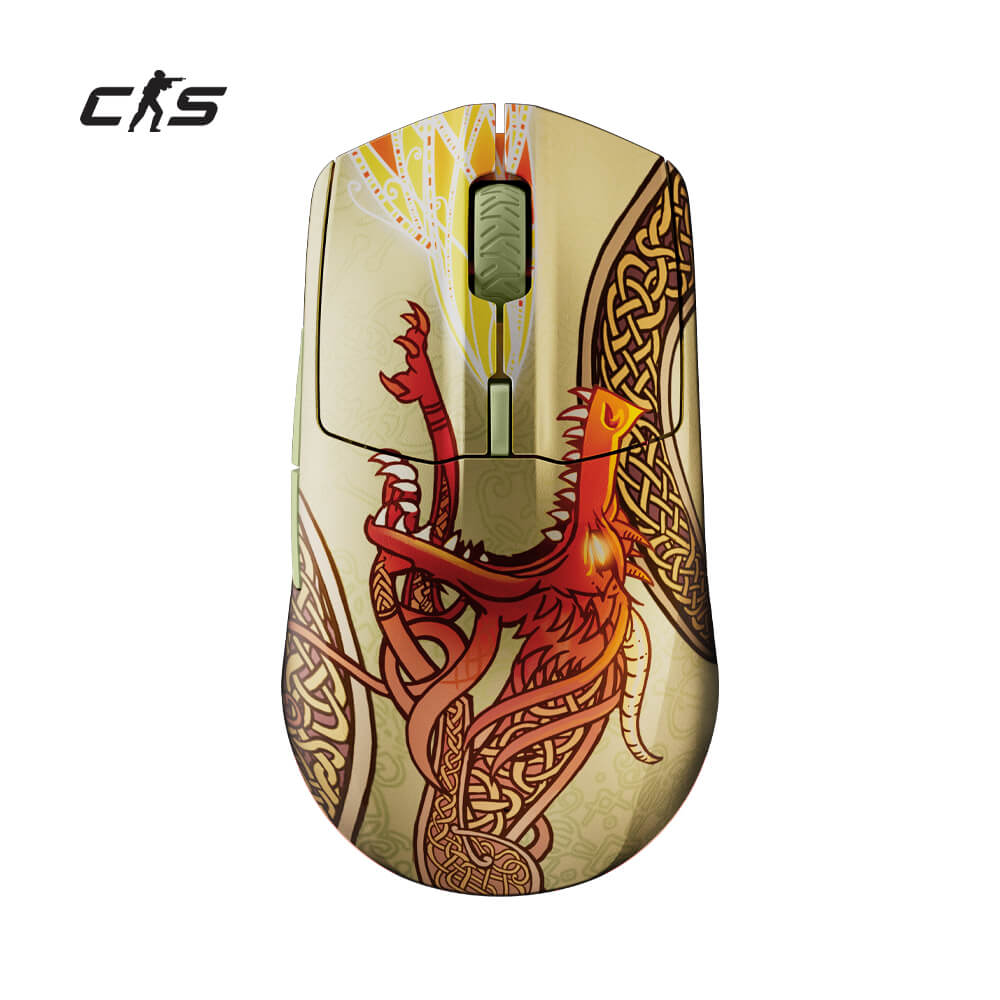 เมาส์เกมมิ่งไร้สาย STEELSERIES AEROX 3 CS2 DRAGON LORE_6